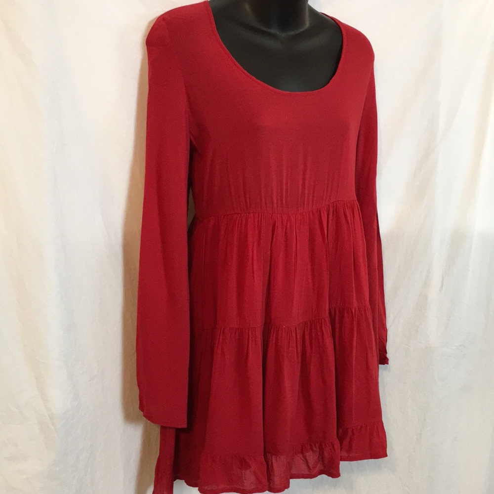 TOBI Mini Boho Shift Dress S/P - Picture 2 of 5